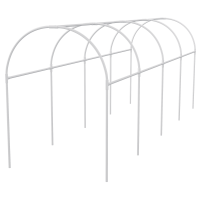 КАРКАС ПАРНИКА ПЛАСТИКОВЫЙ 5Х1,1Х1,2М, ДУГА D20ММ, БЕЛЫЙ PALISAD