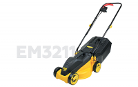 Газонокосилка электрич. Champion EM3211 (1000Вт пласт.травосб. 25л ширина 32см 26-65мм, 8кг)