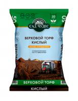 Торф Кислый  50л верховой Сад Чудес