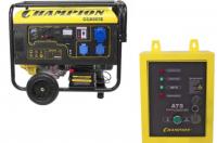 Генератор бензиновый Champion GG6501E+ATS 5кВт