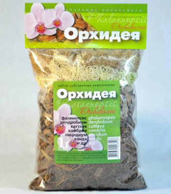 СА: орхидея /ПРОФИ/(субстрат) кора+мох+волокно 1л. Субскратный компонент