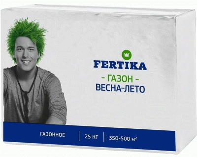 для газона Газонное Весна-Лето 25 кг Фертика