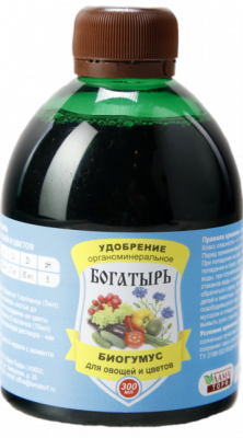 Для овощей и цветов ОМУ Богатырь 0,3л