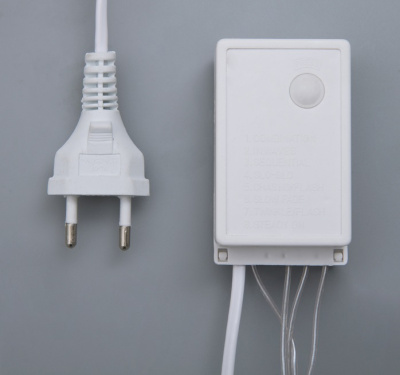 БАХРОМА уличная, Ш-4м, В-0.6м, Н.С. LED-180-220V, 8 режимов, КРАСНЫЙ 187270