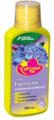 для Гортензий Удобрение жидкое Цветочный рай 0,2л