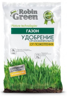 для газона Газонное Весна-Лето  2,5кг ОМУ Robin Green