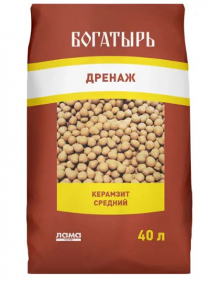 Керамзит  средний Богатырь  40 л