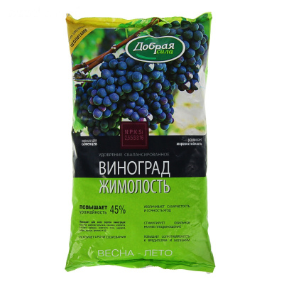 для Винограда и Жимолости Удобрение сухое Добрая Сила минеральное 0,9 кг